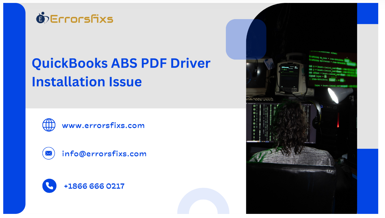 Quickbooks Abs Pdf Driver Installation Issue